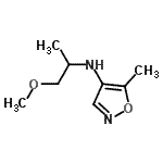 CAS 登录号：600699-35-2， N-(1-甲氧基-2-丙基)-5-甲基-1,2-恶唑-4-胺