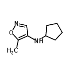 CAS#: 600699-45-4, N-Cyclopentyl-5-methyl-1,2-oxazol-4-amine