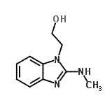 CAS 登录号：60078-53-7， 2-[2-(甲基氨基)-1H-苯并咪唑-1-基]乙醇