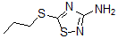 CAS#: 60093-13-2, 5-(Propylthio)-1,2,4-Thiadiazol-3-Amine