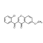 CAS#: 60100-39-2, 3-(2-Chlorobenzoyl)-6-Methoxy-4H-Chromen-4-One