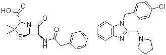 CAS 登录号:6011-39-8, 苄基青霉素氯咪唑
