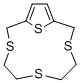 CAS#: 60147-18-4, 3,6,9,14-Tetrathiabicyclo[9.2.1]Tetradeca-11,13-Diene