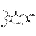 CAS#: 601479-60-1, (2E)-3-(Dimethylamino)-1-(1-ethyl-2,4-dimethyl-1H-imidazol-5-yl)-2-propen-1-one