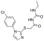 CAS#: 60176-43-4, 1-[[[1-(P-Chlorophenyl)-1H-Imidazol-2-Yl]Thio]Acetyl]-3-Ethylurea