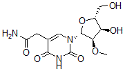 CAS#: 60197-30-0, O(2)'-Methyl-5-Carbamoylmethyluridine