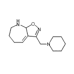 CAS#: 602269-37-4, 3-(1-Piperidinylmethyl)-6,7,8,8a-tetrahydro-5H-[1,2]oxazolo[5,4-b]azepine