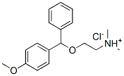 CAS#: 6027-00-5, 2-[(4-Methoxy-alpha-Phenylbenzyl)Oxy]Ethyl(Dimethyl)Ammonium Chloride