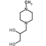 CAS#: 60278-93-5, 3-(4-Methyl-1-Piperazinyl)-1,2-Propanediol
