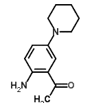 CAS 登录号：60283-14-9， 1-[2-氨基-5-(1-哌啶基)苯基]乙酮