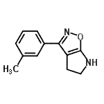 CAS#: 603067-47-6, 3-(3-Methylphenyl)-5,6-dihydro-4H-pyrrolo[3,2-d][1,2]oxazole
