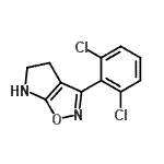 CAS#: 603067-56-7, 3-(2,6-Dichlorophenyl)-5,6-dihydro-4H-pyrrolo[3,2-d][1,2]oxazole