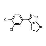 CAS#: 603067-79-4, 3-(3,4-Dichlorophenyl)-5,6-dihydro-4H-pyrrolo[3,2-d][1,2]oxazole