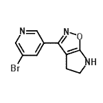 CAS#: 603067-87-4, 3-(5-Bromo-3-pyridinyl)-5,6-dihydro-4H-pyrrolo[3,2-d][1,2]oxazole