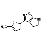 CAS#: 603068-04-8, 3-(5-Methyl-2-thienyl)-5,6-dihydro-4H-pyrrolo[3,2-d][1,2]oxazole