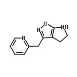 CAS#: 603068-07-1, 3-(2-Pyridinylmethyl)-5,6-dihydro-4H-pyrrolo[3,2-d][1,2]oxazole