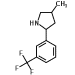 CAS#: 603068-25-3, 4-Methyl-2-[3-(trifluoromethyl)phenyl]pyrrolidine
