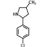 CAS 登录号：603068-38-8， 2-(4-氯苯基)-4-甲基吡咯烷