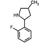 CAS#: 603068-40-2, 2-(2-Fluorophenyl)-4-methylpyrrolidine