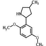 CAS#: 603068-42-4, 2-(2,5-Dimethoxyphenyl)-4-methylpyrrolidine
