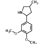CAS 登录号：603068-43-5， 2-(3,4-二甲氧基苯基)-4-甲基吡咯烷