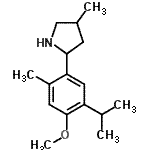 CAS#: 603068-69-5, 2-(5-Isopropyl-4-methoxy-2-methylphenyl)-4-methylpyrrolidine