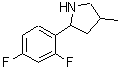 CAS#: 603069-10-9, 2-(2,4-Difluorophenyl)-4-methylpyrrolidine