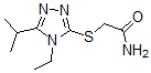 CAS#: 603072-17-9, 2-[[4-Ethyl-5-(Isopropyl)-4H-1,2,4-Triazol-3-Yl]Thio]-Acetamide