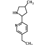 CAS#: 603089-94-7, 5-Ethyl-2-(4-methyl-2-pyrrolidinyl)pyridine