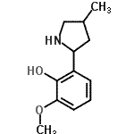 CAS#: 603090-07-9, 2-Methoxy-6-(4-methyl-2-pyrrolidinyl)phenol
