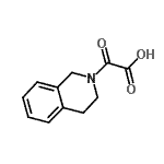 CAS 登录号：603097-44-5， 3,4-二氢-2(1H)-异喹啉基(氧代)乙酸