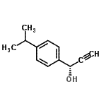 CAS#: 603129-74-4, (1S)-1-(4-Isopropylphenyl)-2-propyn-1-ol