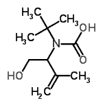 CAS#: 603143-03-9, (1-Hydroxy-3-methyl-3-buten-2-yl)(2-methyl-2-propanyl)carbamic acid