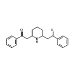 CAS#: 6035-31-0, 2,2'-(2,6-Piperidinediyl)Bis(1-Phenylethanone)