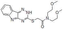 CAS#: 603945-93-3, N,N-Bis(2-Methoxyethyl)-2-(2H-1,2,4-Triazino[5,6-b]Indol-3-Ylthio)-Acetamide