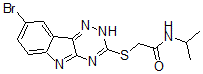 CAS#: 603946-96-9, 2-[(8-Bromo-2H-1,2,4-Triazino[5,6-b]Indol-3-Yl)Thio]-N-(Isopropyl)-Acetamide