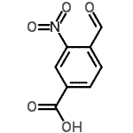 CAS 登录号：604000-99-9， 4-甲酰基-3-硝基-苯甲酸