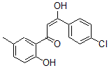 CAS 登录号：60402-29-1， 3-(4-氯苯基)-3-羟基-1-(2-羟基-5-甲基-苯基)丙-2-烯-1-酮