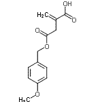 CAS#: 60427-77-2, 4-[(4-Methoxybenzyl)Oxy]-2-Methylene-4-Oxobutanoic Acid