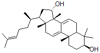 CAS#: 60433-72-9, 5alpha-Lanosta-7,9(11),24-Triene-3beta,15alpha-Diol