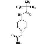 CAS#: 604752-95-6, N-[1-(2-Amino-2-oxoethyl)-4-piperidinyl]-2,2-dimethylpropanamide