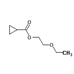 CAS 登录号：604791-00-6， 2-乙氧基乙基环丙烷羧酸酯