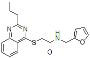 CAS#: 604793-89-7, N-(Furan-2-Ylmethyl)-2-[(2-Propyl-4-Quinazolinyl)Thio]-Acetamide