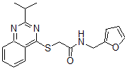 CAS#: 604794-51-6, N-(Furan-2-Ylmethyl)-2-[[2-(Isopropyl)-4-Quinazolinyl]Thio]-Acetamide