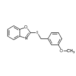 CAS#: 604795-48-4, 2-[(3-Methoxybenzyl)sulfanyl]-1,3-benzoxazole