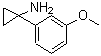 CAS#: 604799-95-3, 1-(3-Methoxyphenyl)cyclopropanamine