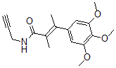 CAS#: 60548-42-7, alpha,beta-Dimethyl-N-(2-Propynyl)-3,4,5-Trimethoxycinnamamide