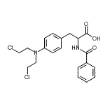 CAS#: 60557-40-6, N-Benzoyl-4-[Bis(2-Chloroethyl)Amino]Phenylalanine