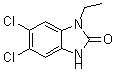 CAS 登录号：60563-36-2， 5,6-二氯-1-乙基-1,3-二氢-2H-苯并咪唑-2-酮