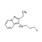 CAS#: 605672-95-5, 2-Ethyl-N-(3-fluoropropyl)pyrazolo[1,5-a]pyridin-3-amine